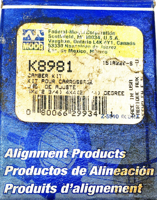 Moog Camber Kit K8981 NOS