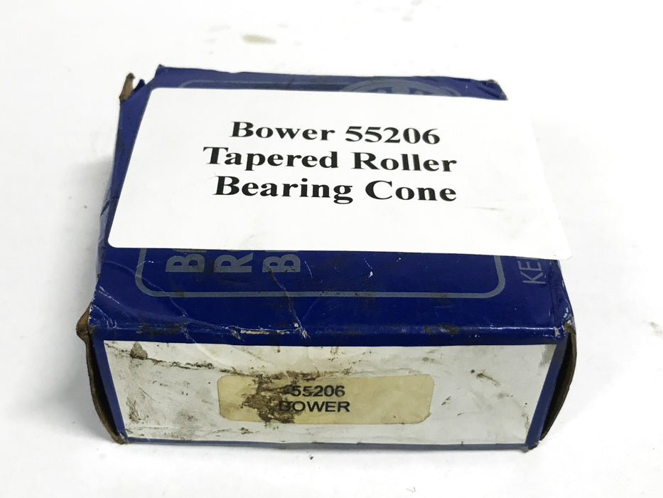 Bower Tapered Roller Bearing Cone 55206 NOS