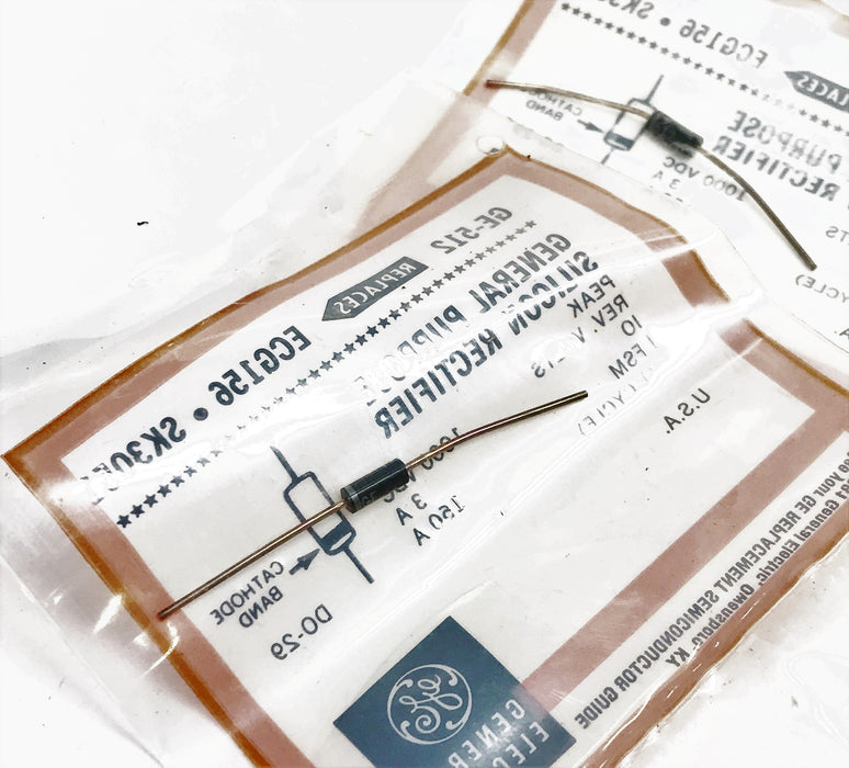 General Electric GE SK3051 3A Universal Silicon Rectifier GE-512 [Lot of 2] NOS