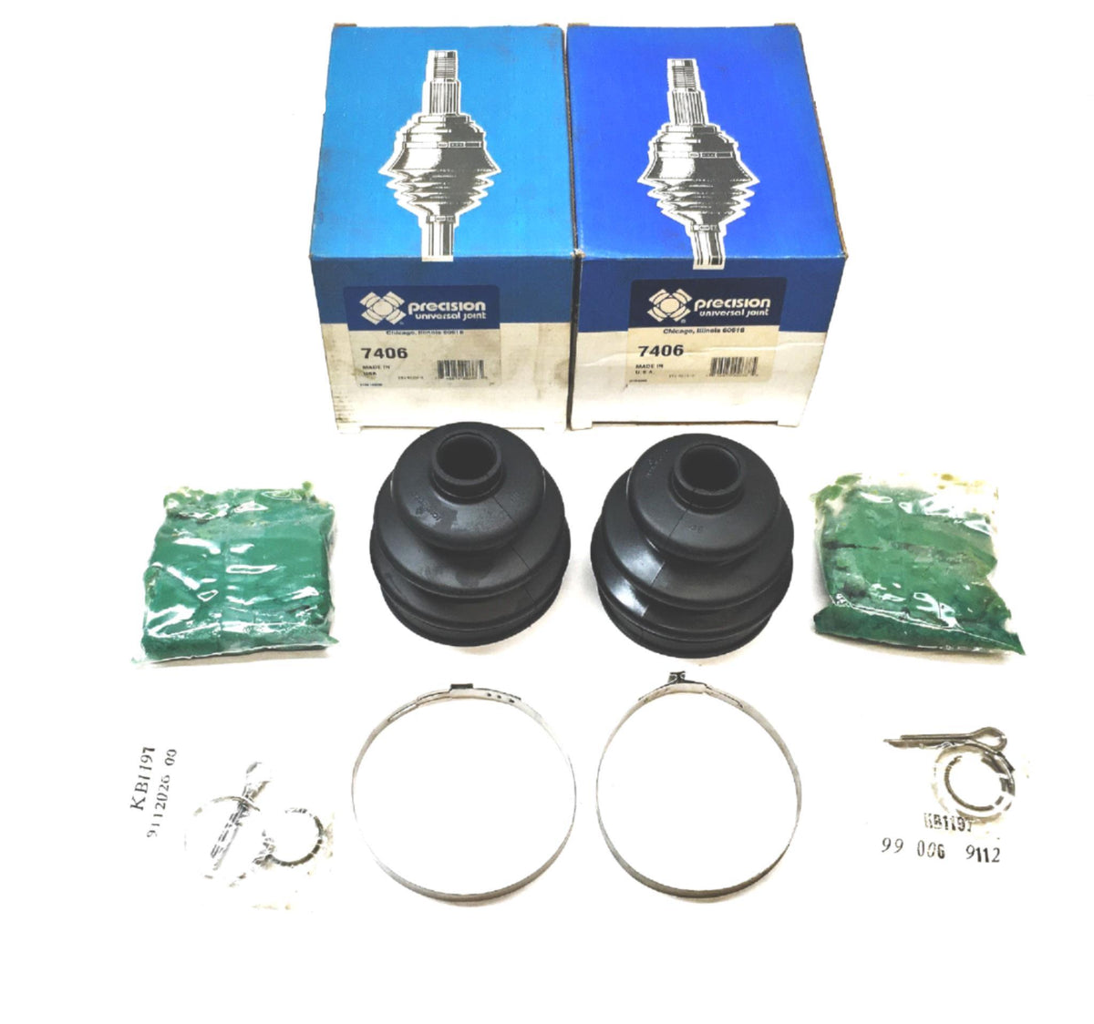 Moog Cooper Precision Universal Joint Boot Kit 7406 [Lot of 2] NOS ...