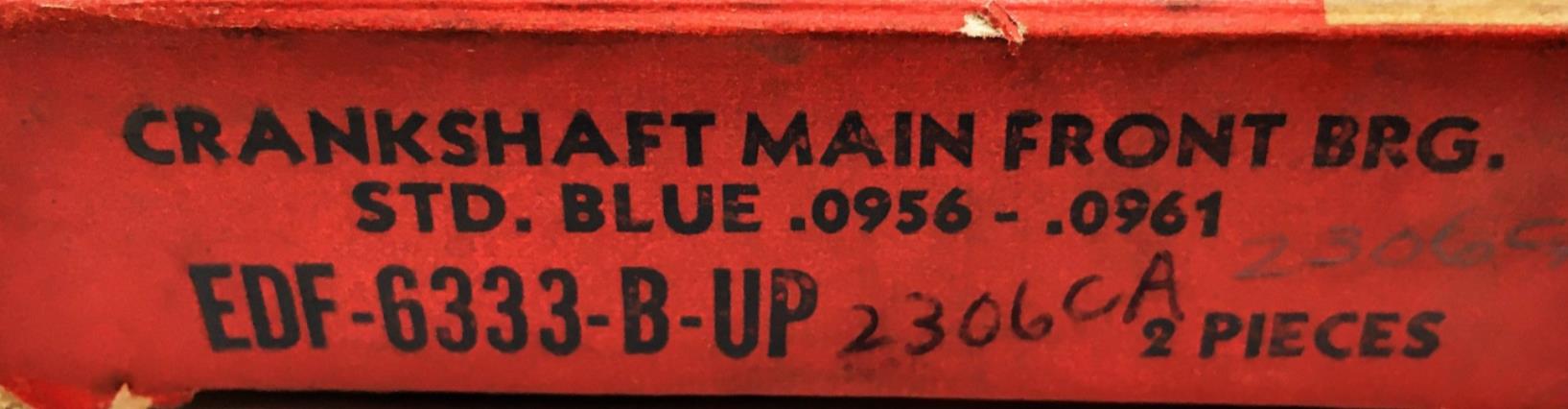 Mercury Engine Bearing EDF-6333-B-UP (2306-CA) NOS