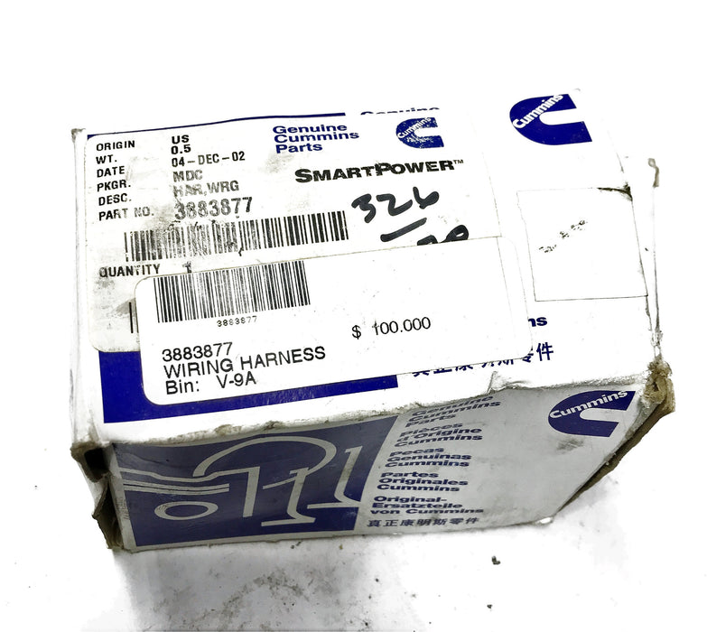 Cummins OEM Wiring Harness 3883877 NOS