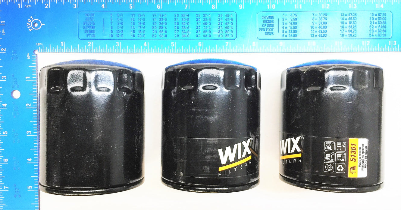 WIX Filters Oil Filter 51361 [Lot of 3] NOS