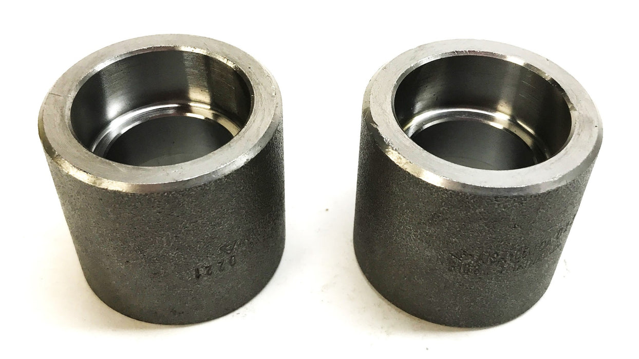 Smith Cooper Steel 1 inch Socket Weld Half Coupling FFSC1G [Lot of 2] NOS