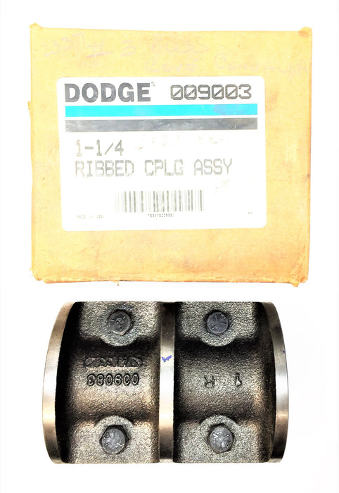 DODGE 1-1/4" Ribbed Coupling Assembly 009003 NOS