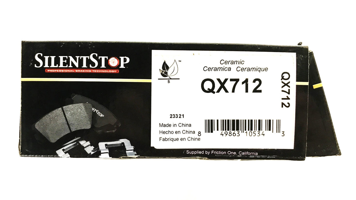 Silent Stop Brake Pad Set QX712 NOS