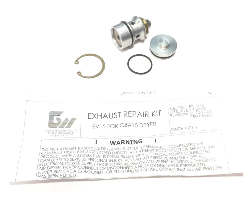Graham White "QBA15" Exhaust Repair Kit EV15 NOS