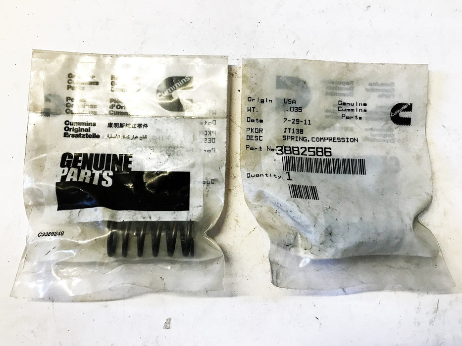 Cummins Compression Spring 3882586 [Lot of 2] NOS