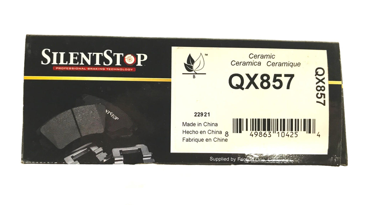Silent Stop Brake Pad Set QX857 NOS