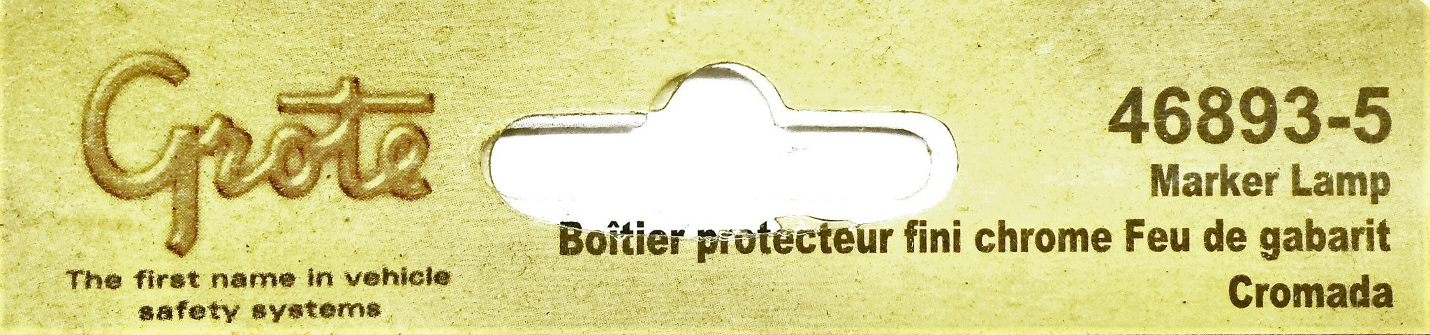 Grote Side Marker Light Lamp Reflector 46893-5 [Lot of 2] NOS