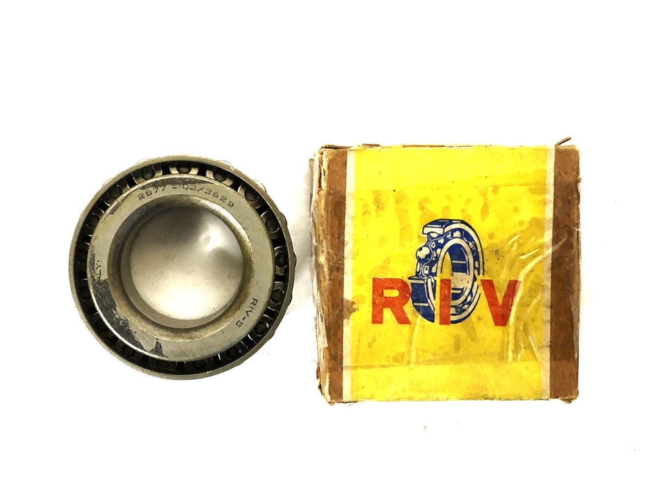 RIV-5 Tapered Roller Bearing Cone 2877 = 02/3629 NOS
