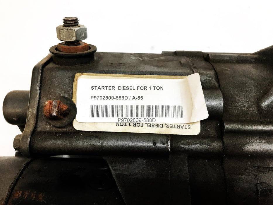 Denso Diesel Starter for 1 Ton P9702809-588D USED