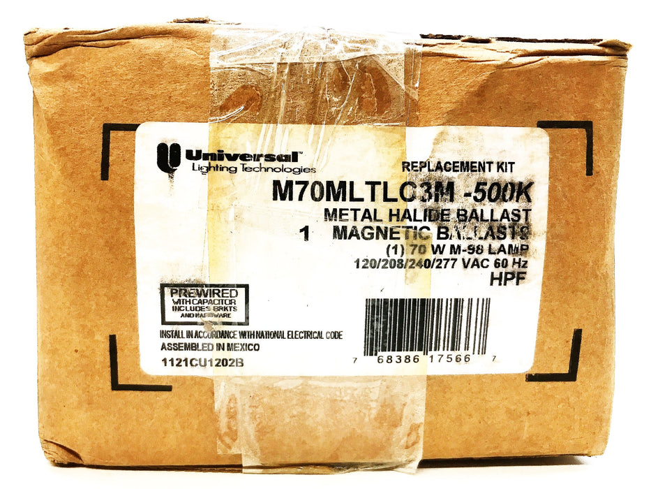 Universal Lighting Magnetic Ballast M70MLTLC3M-500K NOS