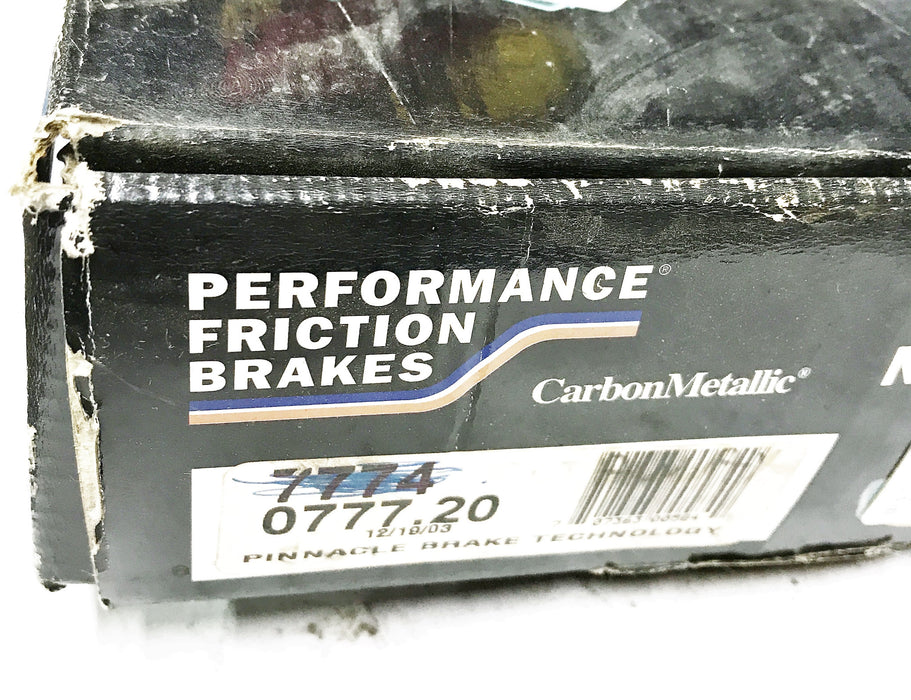 Performance Friction "Carbon Metallic" Brake Pad Set 0777-20 NOS