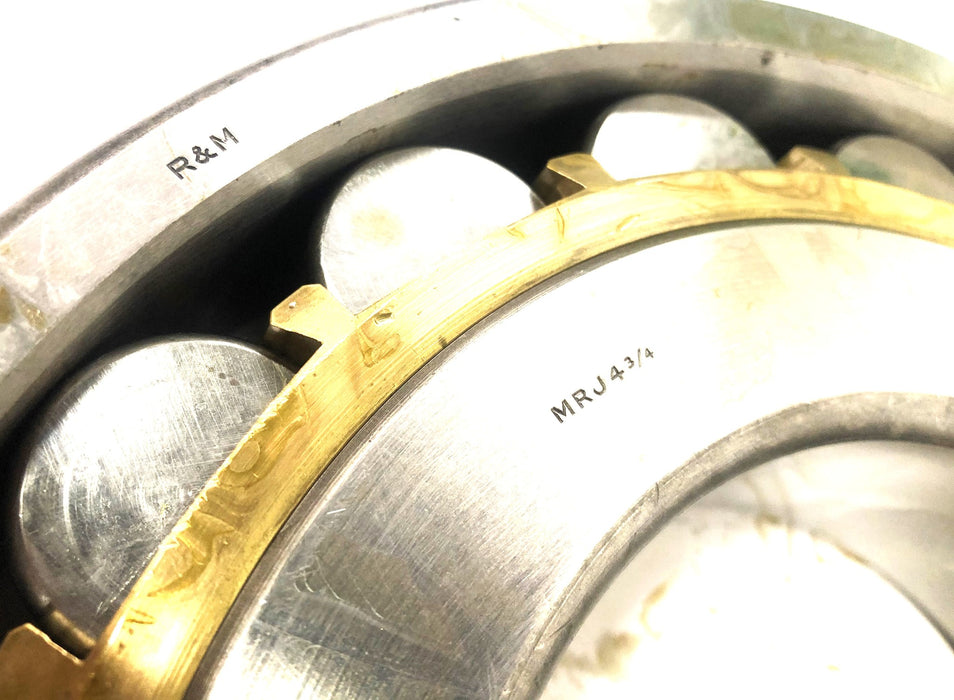 R&M Cylindrical Roller Bearing MRJ-4-3/4 NOS