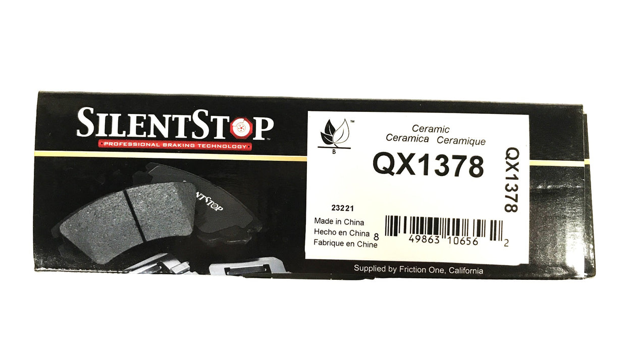 Silent Stop Brake Pad Set QX1378 NOS