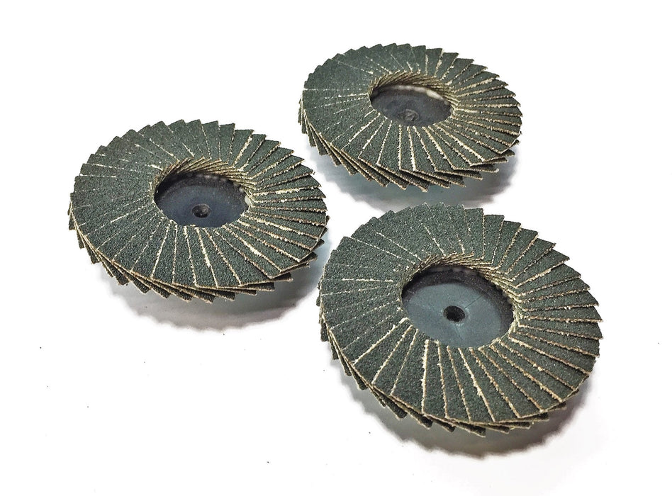 Lawson "Blue-Kote" 2" 120 Grit Mini Flap Disc 64699 [Lot of 3] NOS