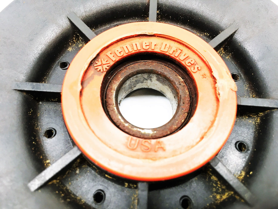 Fenner Drives V-Belt Idler Pulley B Belt Type 4 Inch OD VA4002 USED