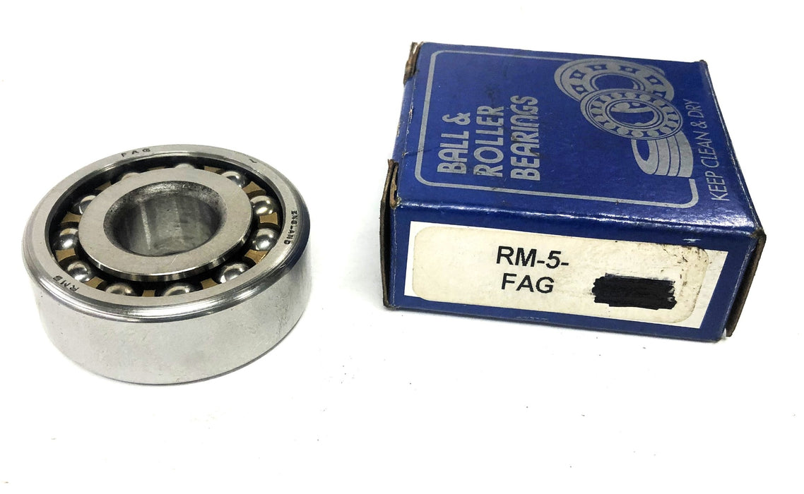 FAG Self Aligning Ball Bearing RM5 NOS