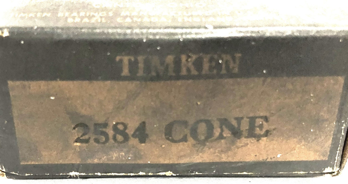 X-Timken Tapered Roller Bearing Cone 2584 NOS