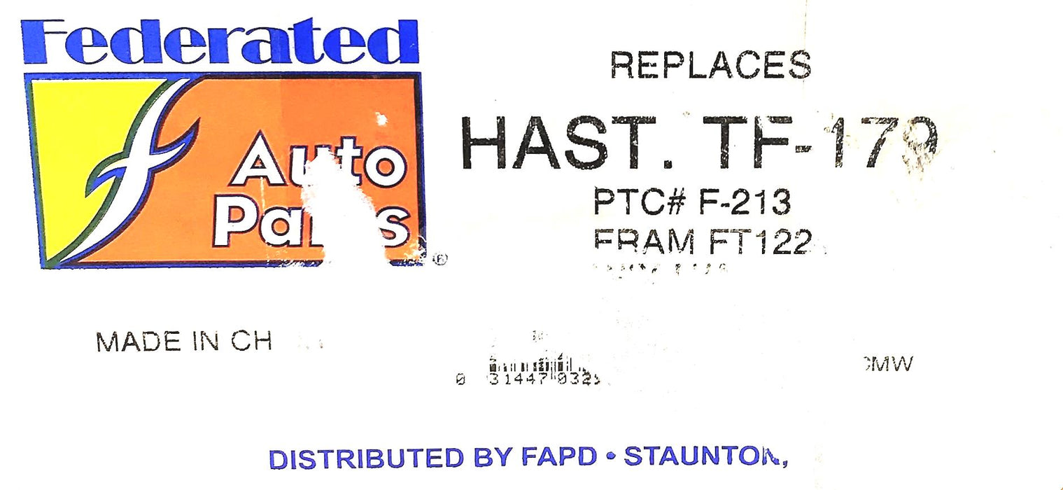 Federated Auto Parts Automatic Transmission Filter TF-179 NOS