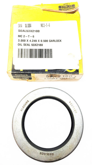 GARLOCK KLOZURE 3.000 x 4.249 x .500 Oil Seal 53-2180 (53x2180) NOS