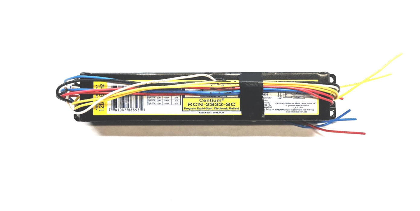 Advance 120V60Hz Centium Program Rapid-Start Electronic Ballast RCN-2S32-SC USED