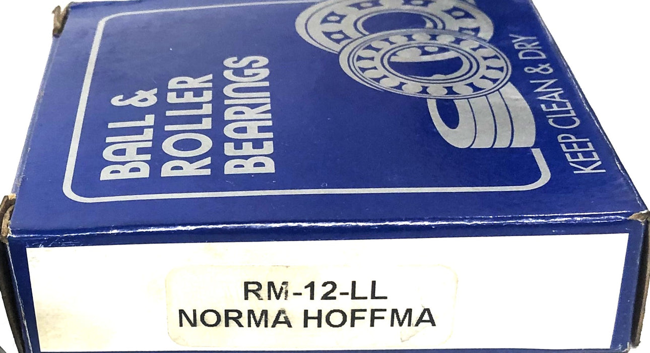 Norma Hoffmann Cylindrical Roller Bearing RM-12-LL NOS