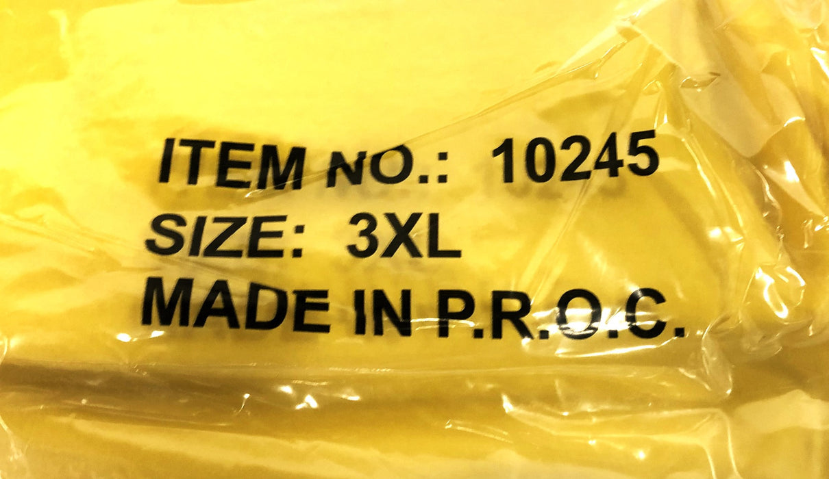 Unbranded 3XL Yellow Latex Boot Covers 10245 Pair [Lot of 4] NOS