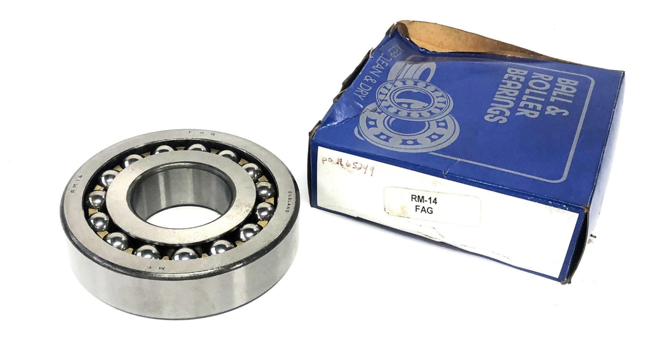 FAG Self Aligning Ball Bearing RM14 NOS