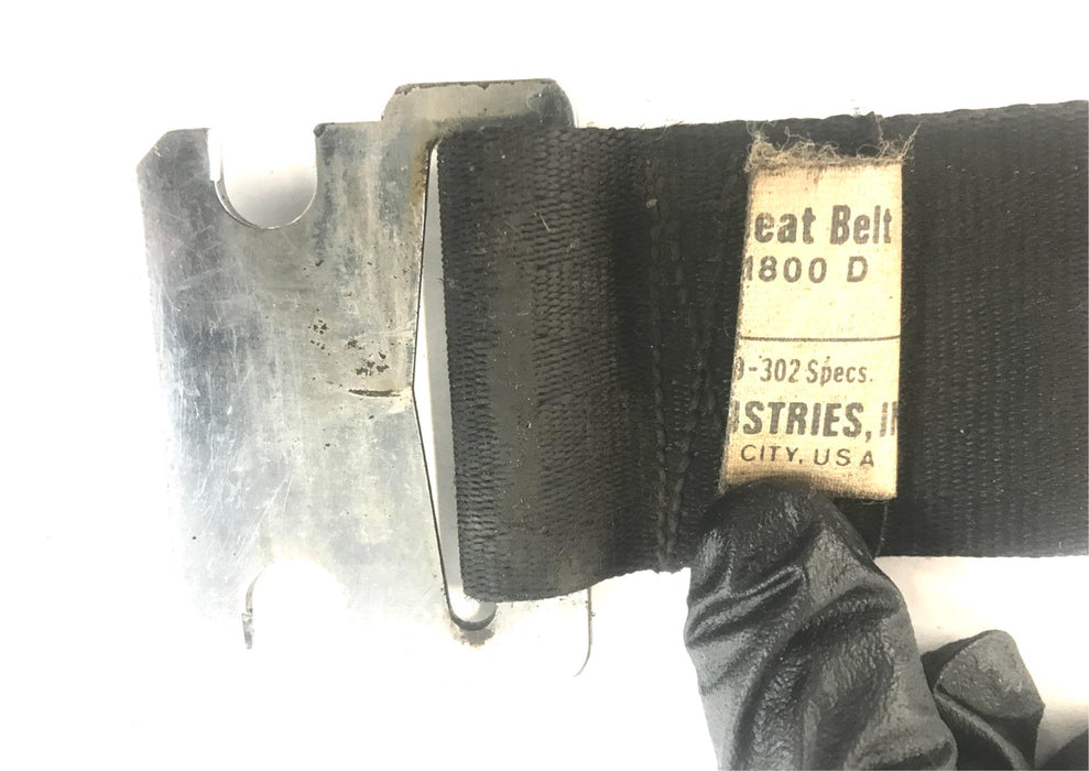 Beam's Seat Belt 2-Point Belt For Mowers/Other Applications Model 1800 D USED