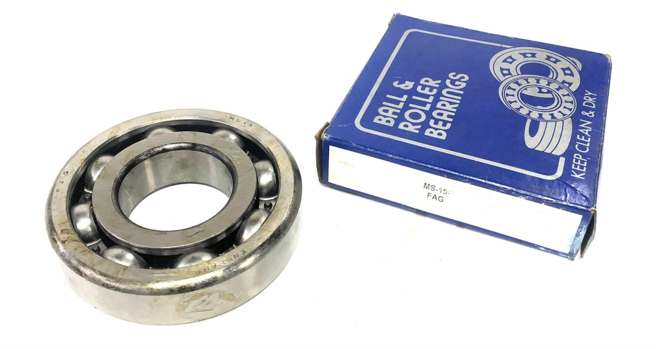 FAG Single Row Ball Bearing MS-15 NOS