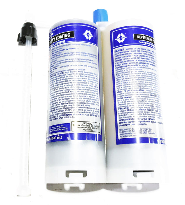 Partsmaster "Wear-Flex Xpress" Elastomeric Spray Coating Compound 57574600/1 NOS