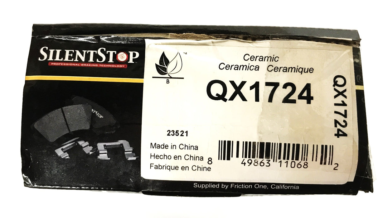 Silent Stop Brake Pad Set QX1724 NOS