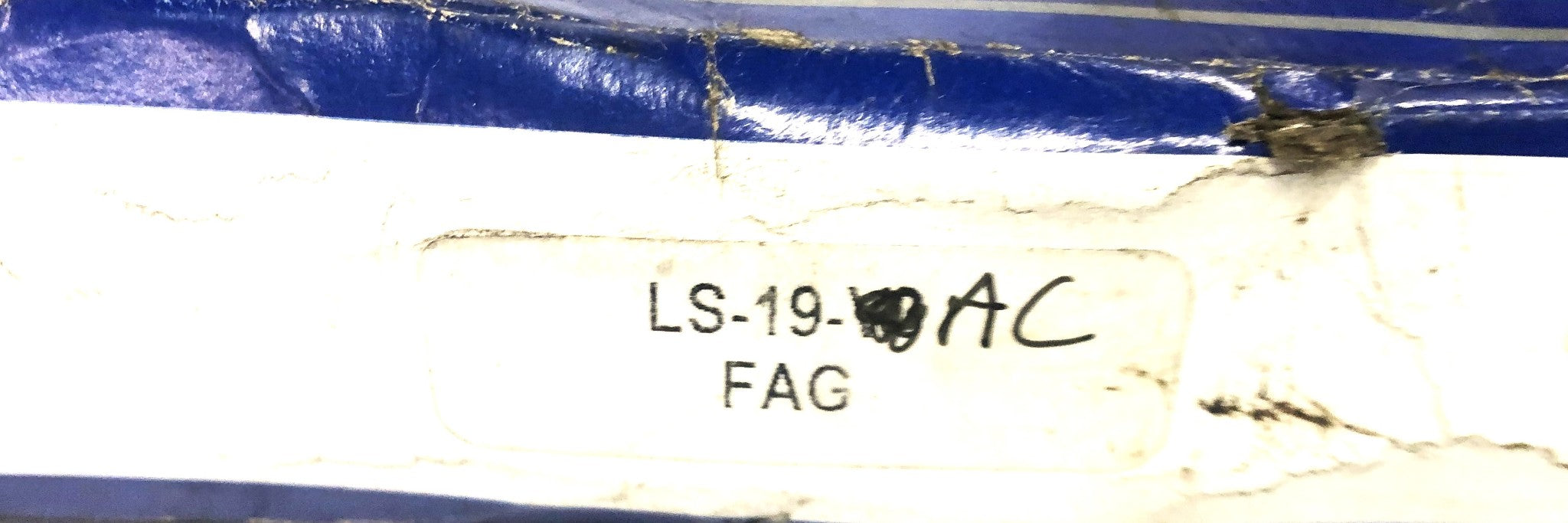 FAG Angular Contact Ball Bearing LS19AC NOS