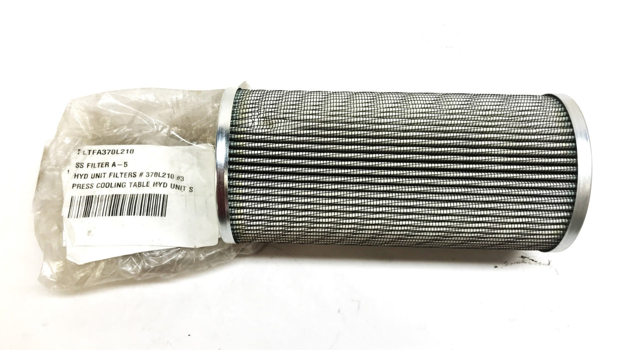 Fairey Arlon Hydraulic SS-A-5 Filter Element 370-L-210 NOS