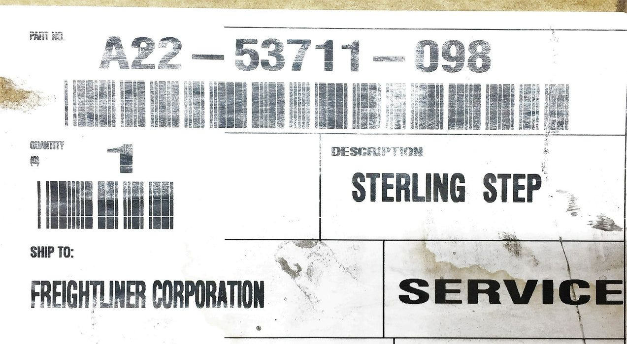 Sterling Step A22-53711-098 NOS