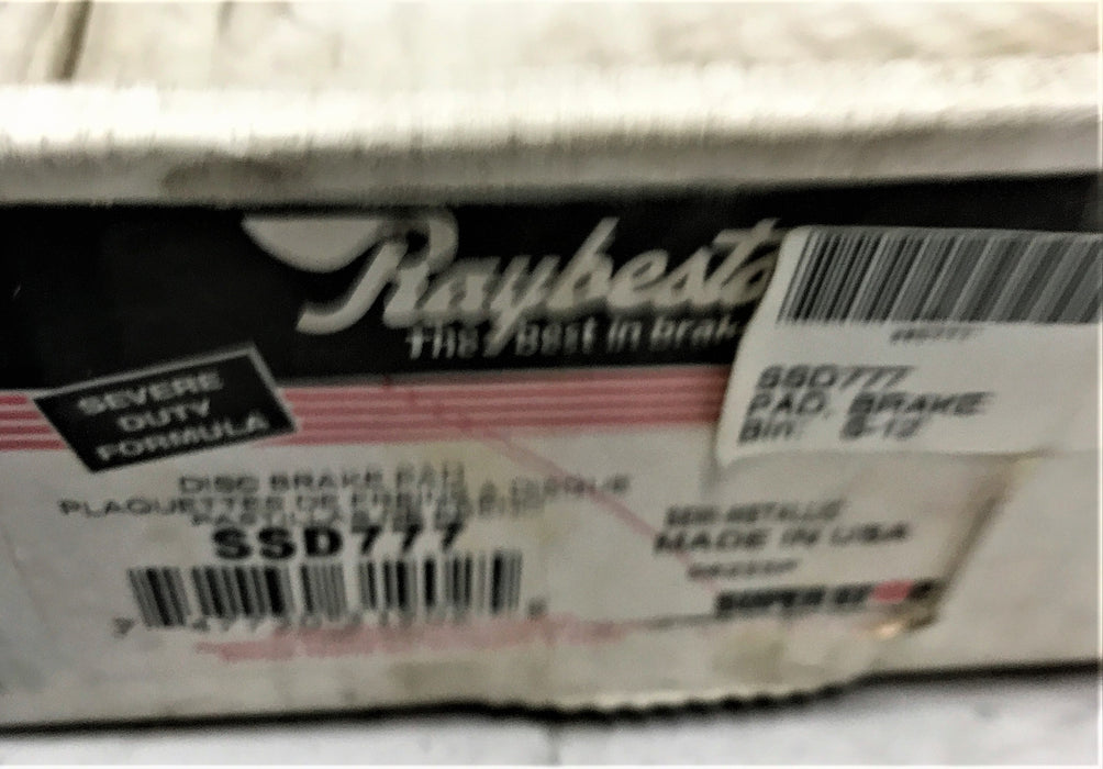 Raybestos "Severe Duty" Brake Pad Set SSD777 NOS