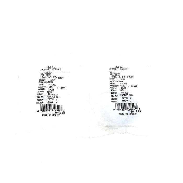 Unbranded Exhaust Gasket 9094 [Lot of 2] NOS