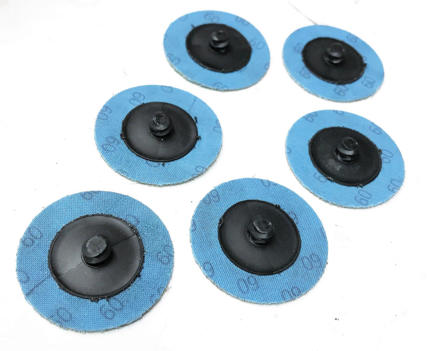 Partsmaster 2" Quick Change 60 Grit Sanding Disc DY87851092 [Lot of 6] NOS