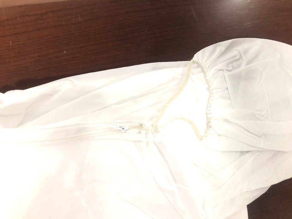 Sunrise Industries Inc White General Purpose Coveralls T12127-4XL [Lot of 8] NOS