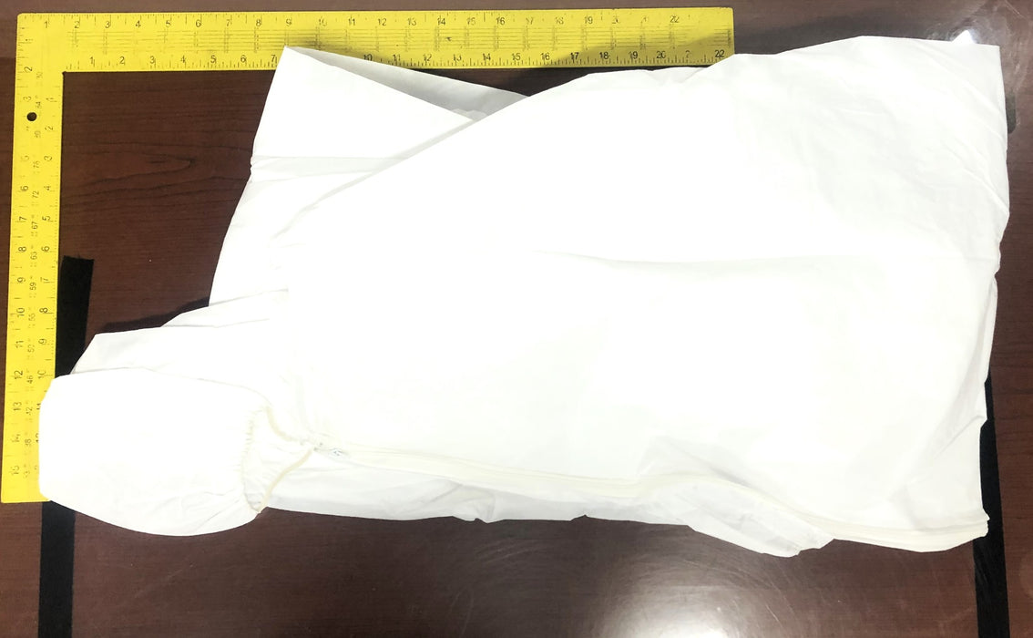 Sunrise Industries Inc Case Of 25 White General Purpose Coveralls T12127-4XL NOS