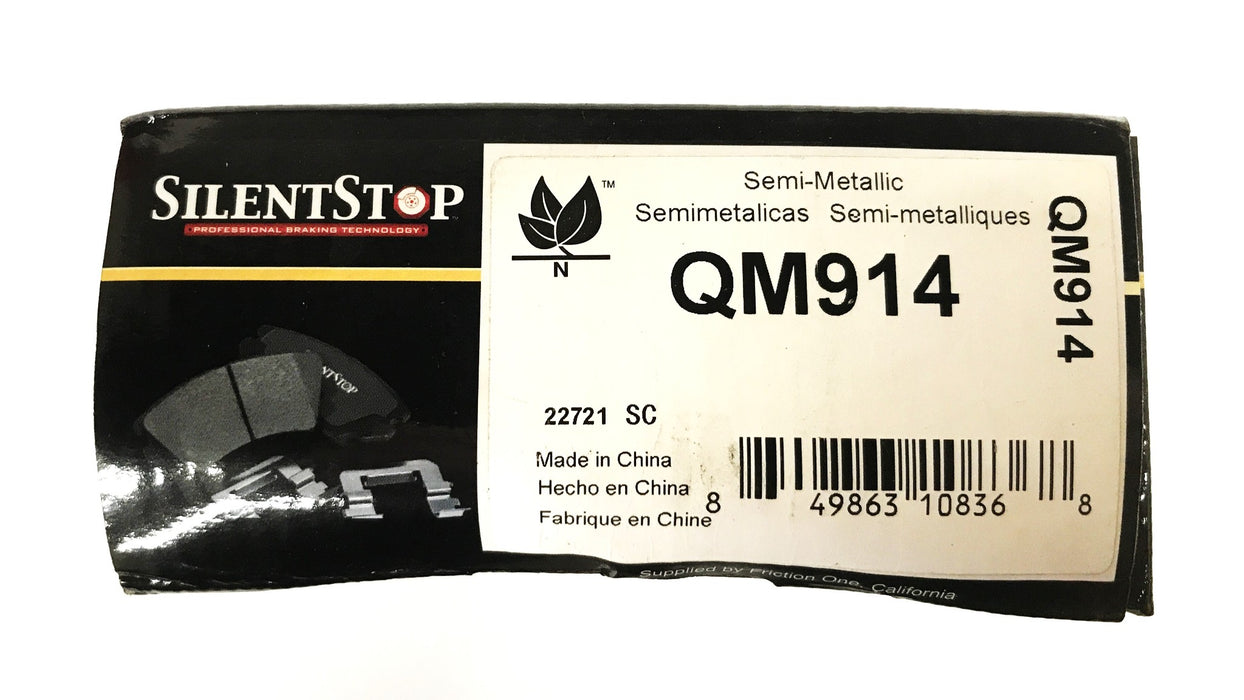 Silent Stop Brake Pad Set QX914 NOS