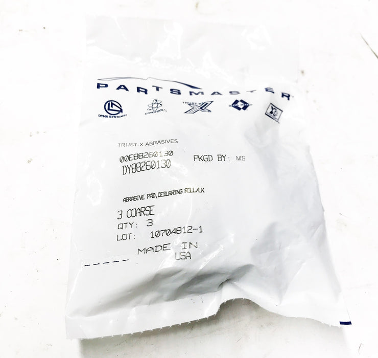 Partsmaster 3"  Coarse Conditioning/Deburring Disc DY88260130 [Lot of 3] NOS