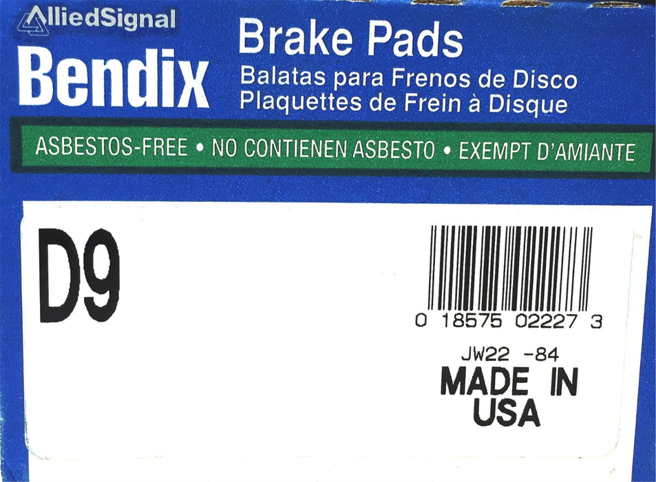 Bendix Brake Pads D9 NOS