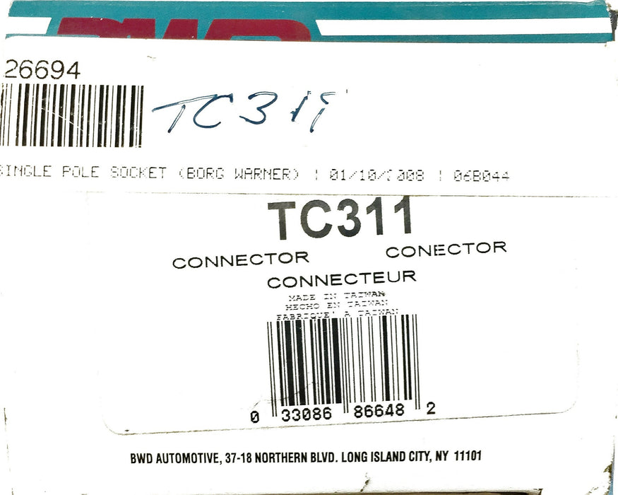 BWD Connector TC311 NOS
