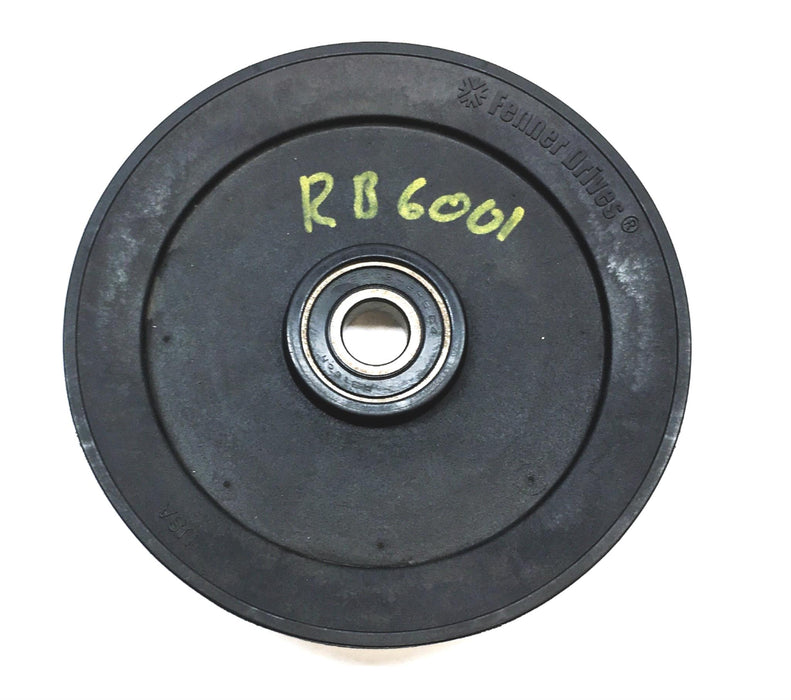 Fenner Drives 6-1/2 Inch OD Belt Idler Pulley RB6001 (RA6001) USED