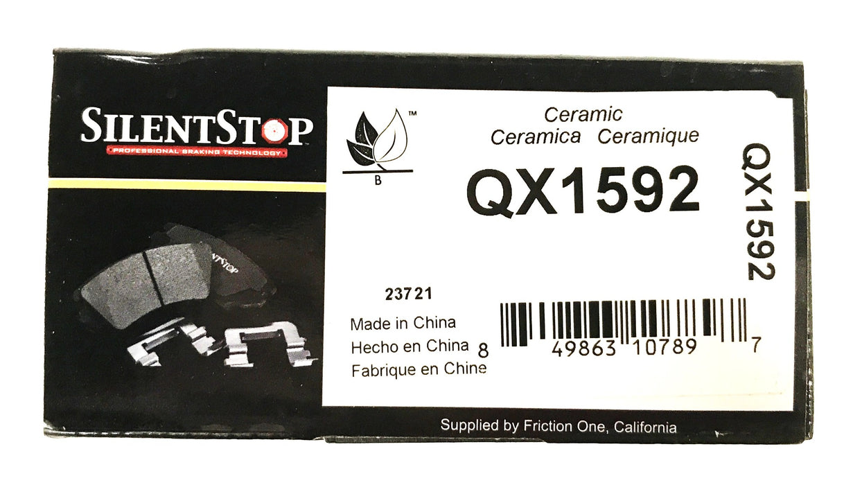 Silent Stop Brake Pad Set QX1592 NOS