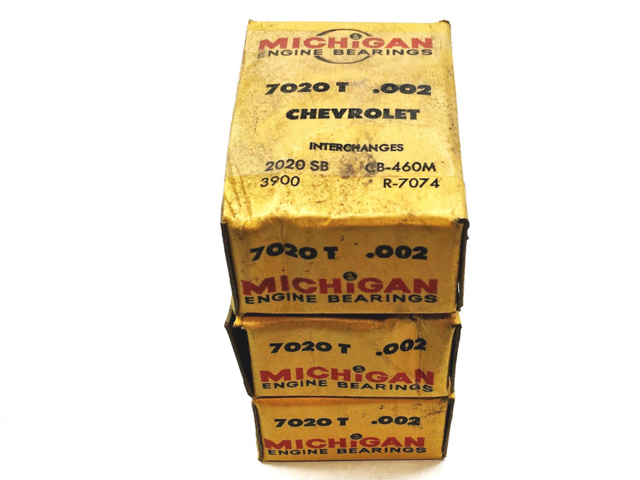 Michigan Engine Bearing 7020T (2020SB, CB-460M) [Lot of 3] NOS
