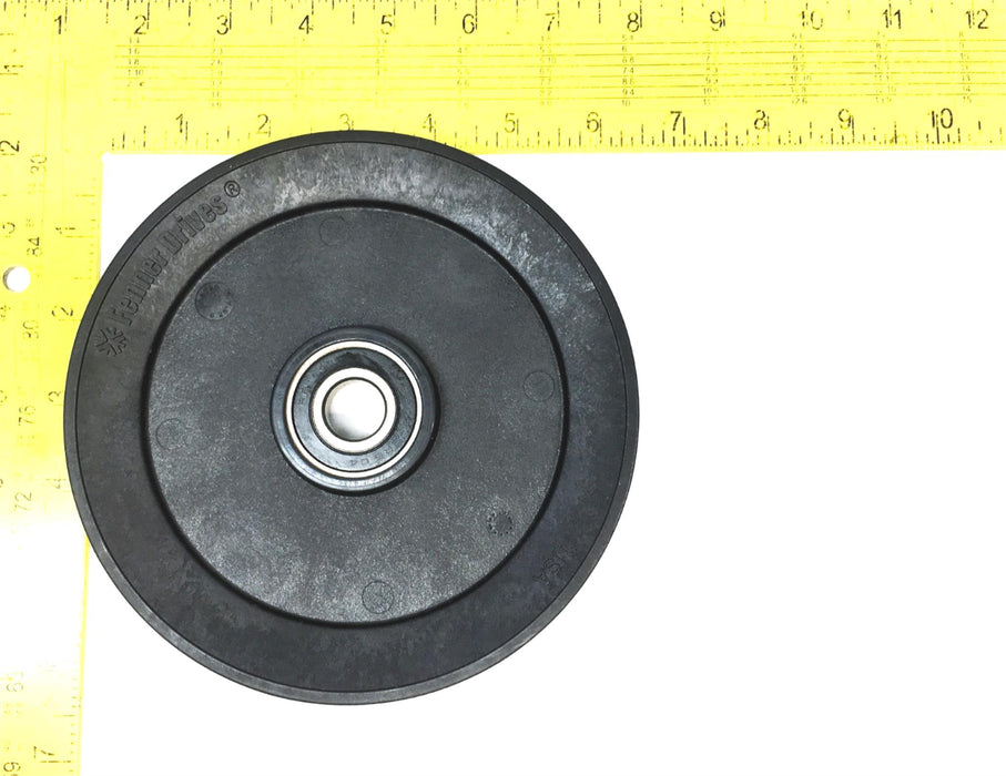 Fenner Drives 6-1/2 Inch OD Belt Idler Pulley RB6001 (RA6001) USED